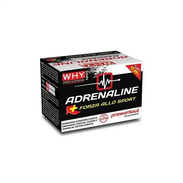 Why Sport Adrenaline 10 Bustine | Farma di Fiducia