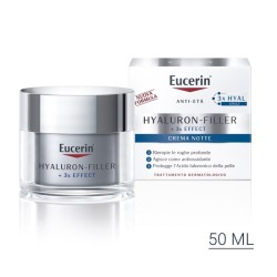 Eucerin Crema Hyaluron Filler Notte 50ml, Eucerin