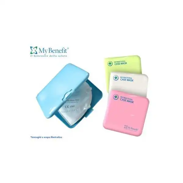 CUSTODIA MASCHERINA Anti Batterica Bianca | Farma di Fiducia