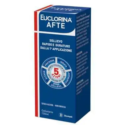 EUCLORINA Afte Collutorio 120 ml | Farma di Fiducia