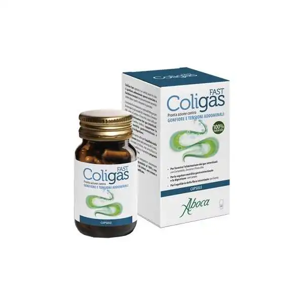 Aboca COLIGAS FAST 50 Capsule | Farma di Fiducia