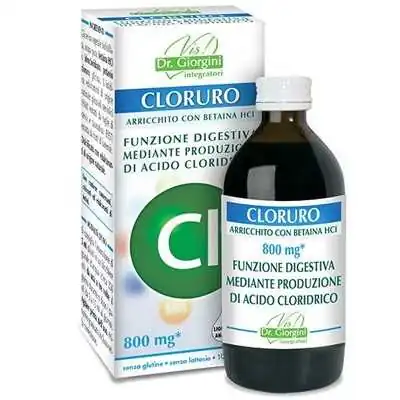 Dr. Giorgini CLORURO 200 ml LIQUIDO Analcolico, DR.GIORGINI SER-VIS Srl