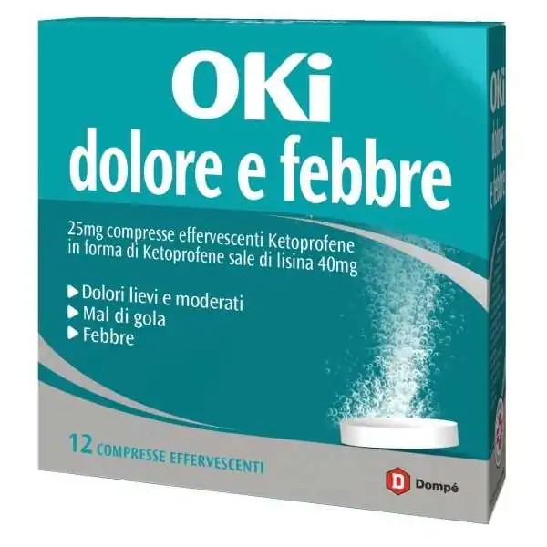 OKi Dolore e Febbre 12 Compresse | Farma di Fiducia