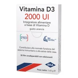 VITAMINA D3 IBSA 2000UI 30FILM, IBSA FARMACEUTICI ITALIA Srl