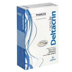 DELTACRIN CAPSULE Integratore Capelli Anticaduta PHARCOS 60 Capsule, BIODUE SpA