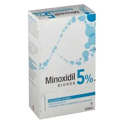 Minoxidil Biorga 5% 3 Flaconi  | Farma di Fiducia