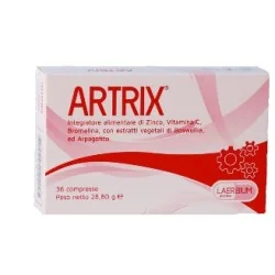 ARTRIX 36 Compresse Artiglio del Diavolo - Bromelina - Boswellia e Vitamina C, LAERBIUM PHARMA Srl