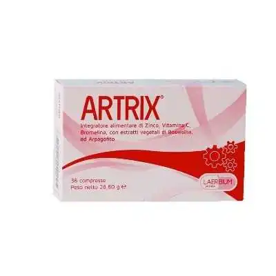 ARTRIX 36 Compresse Artiglio del Diavolo - Bromelina - Boswellia e Vitamina C, LAERBIUM PHARMA Srl