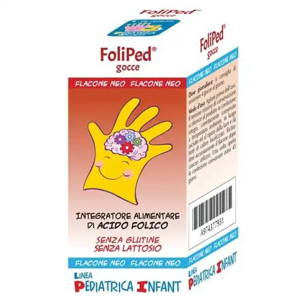 FOLIPED GOCCE 5ml - Acido Folico in gocce, PEDIATRICA SPECIALIST Srl