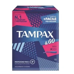 TAMPAX &Go - MINI - 18 Assorbenti Interni | Risparmia in Farmacia