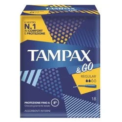 TAMPAX&amp;GO REGULAR 18 Pezzi, FATER SpA