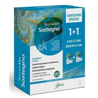 Aboca Natura Mix Advanced Sostegno 10+10 Flaconcini, Aboca