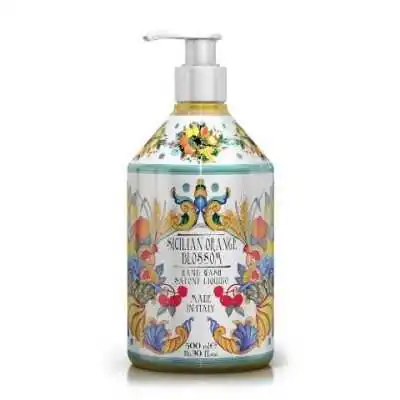 Maioliche Sapone Liquido Sicilian Orange Blossom 500 ml, E.F.A.S. SpA