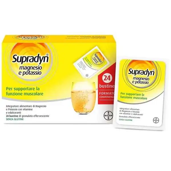SUPRADYN Magnesio Potassio 24 Bustine, BAYER SpA