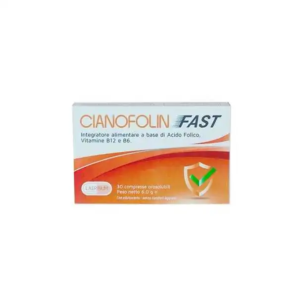 Cianofolin FAST 30  Compresse orosolubili, LAERBIUM PHARMA Srl
