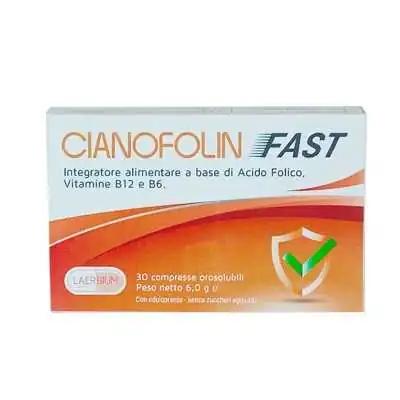 Cianofolin FAST 30  Compresse orosolubili, LAERBIUM PHARMA Srl