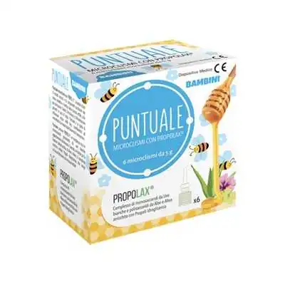 Nova PUNTUALE BAMBINI 6 MICROCLISMI a Base di Malva Aloe e Propoli, NOVA ARGENTIA Srl IND. FARM