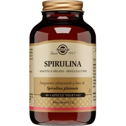Solgar SPIRULINA 80 Capsule Vegetali | Farma di Fiducia