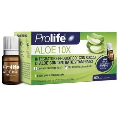 PROLIFE Aloe 10x Flaconcini, ZETA FARMACEUTICI