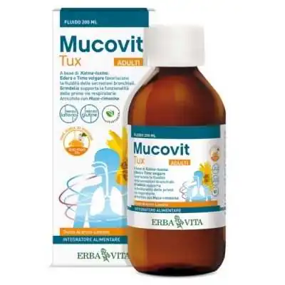 Erbavita Mucovit Tux Adulti 200 ml | Farma di Fiducia