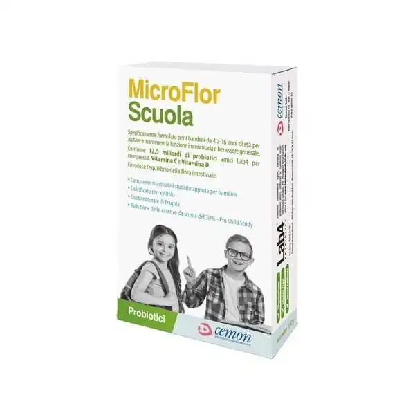 MICROFLOR SCUOLA 30 Compresse Masticabile, CEMON Srl