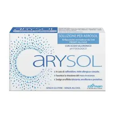 ARYSOL Soluzione per Aeosol Adulti 10 Fiale 5 ml, CORMAN SpA