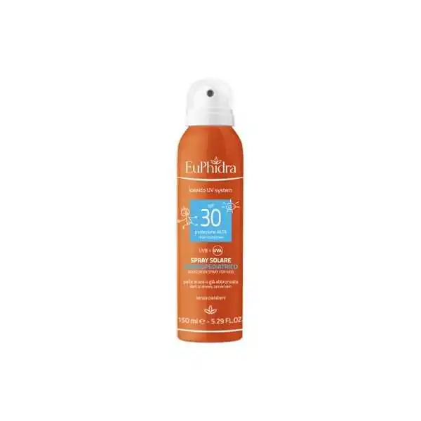 Euphidra Kaleido UV System Spray Solare Dermopediatrico 30 150 ml | Farma di Fiducia