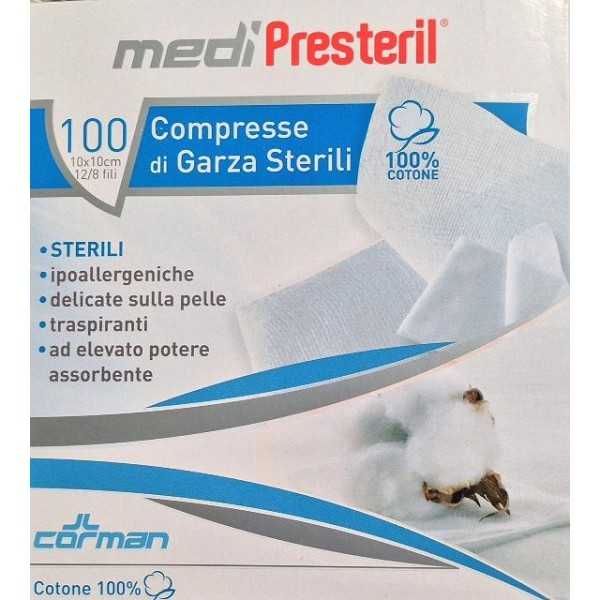 MEDI PRESTERIL GARZA 10X10 | Farma di Fiducia
