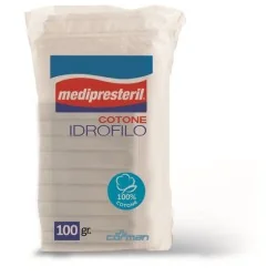MEDIPRESTERIL Cotone Idrofilo FU 100g, CORMAN SpA