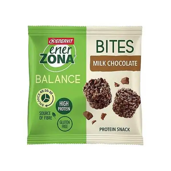 Enerzona Balance Snack Bites Milk Chocolate 5 Minipack da 24 g | Farma di Fiducia