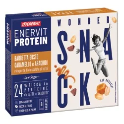 Enervit Protein Snack Caramello e Arachidi 8 Barrette da 30 g | Farma di Fiducia