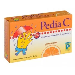 PEDIA C Arancia 24 Compresse Masticabili  |  Farma di Fiducia