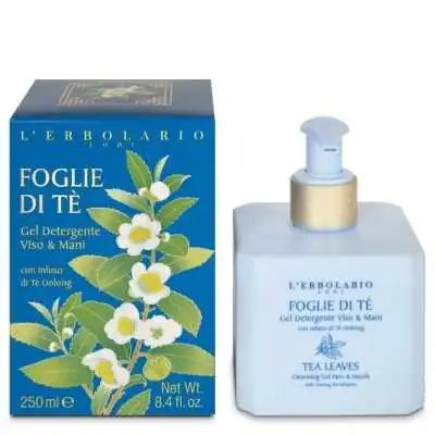 L'Erbolario Foglie Di TÃ¨ Detergente Viso 250 ml, L'ERBOLARIO Srl