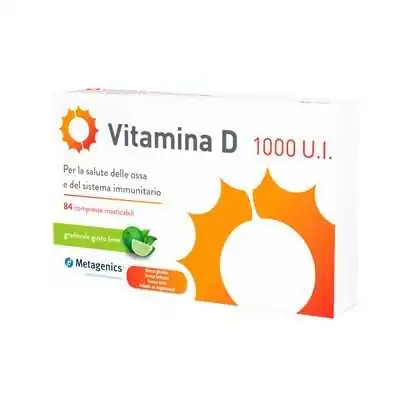 VITAMINA D 1000 UI 84 compresse, METAGENICS BELGIUM bvba