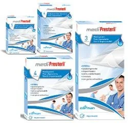 MEDIPRESTERIL Medicazione PostOperatoria Impermeabile 7,5X10cm 4 pezzi, CORMAN SpA