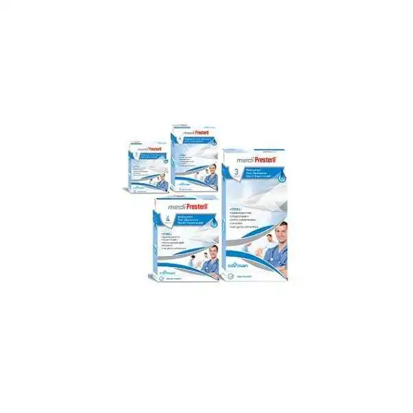 MEDIPRESTERIL P/OP IMP 10X15 4 Pezzi, CORMAN SpA