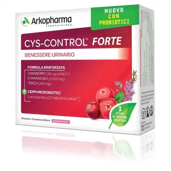 Arkopharma CYS CONTROL Forte/Plus (15) Bustine | Risparmia in Farmacia