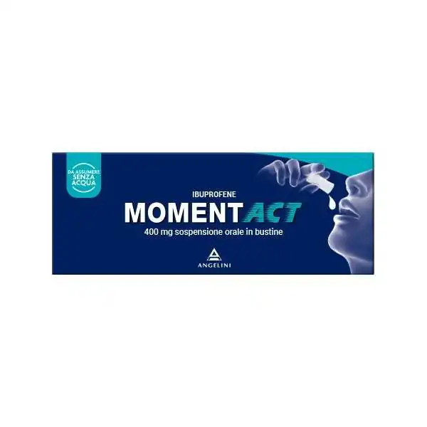 MOMENTACT OS Sospensione 8 Bustine 400mg Ibuprofene, ANGELINI SpA