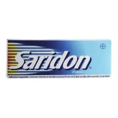 SARIDON  20 Compresse Dolore Acuto Paracetamolo Caffeina Propilfenazone, BAYER SpA