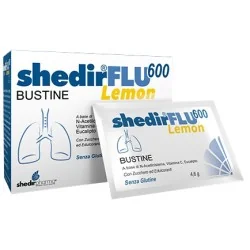 SHEDIRFLU 600 LEMON 20 BUSTINE, SHEDIR PHARMA Srl Unipersonale