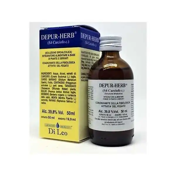 Di Leo Depur-Herb Composto S4 Carciofo Flacone da 50 ml