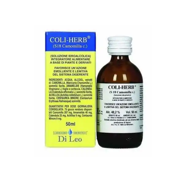 Di Leo Coli-Herb S18 Camomilla 50 ml | Farma di Fiducia