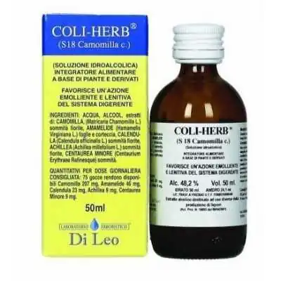 Di Leo Coli-Herb S18 Camomilla 50 ml | Farma di Fiducia