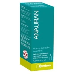 ANAURAN Gocce Otologiche Flaconcibo 25ml, ZAMBON ITALIA Srl