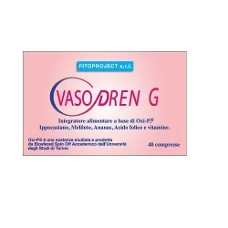 VASODREN G 40 Compresse, FITOPROJECT Srl