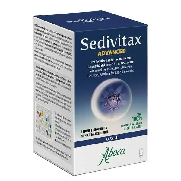 Aboca Sedivitax Advanced 70 capsule | Farma di Fiducia