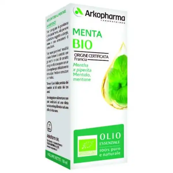 ARKOESSENTIEL Olio Essenziale di Menta Piperita Bio10 ml, ARKOFARM Srl