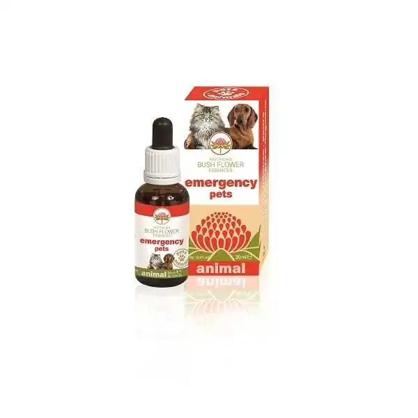 Bush Flowers EMERGENCY PETS 30ml, BUSH BIOTHERAPIES Pty Ltd