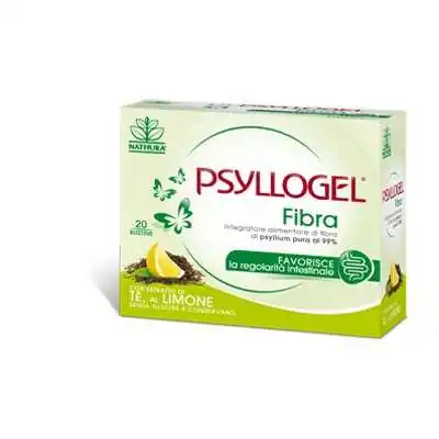 PSYLLOGEL Fibra Tè Limone 20 Bustine | Farma di Fiducia