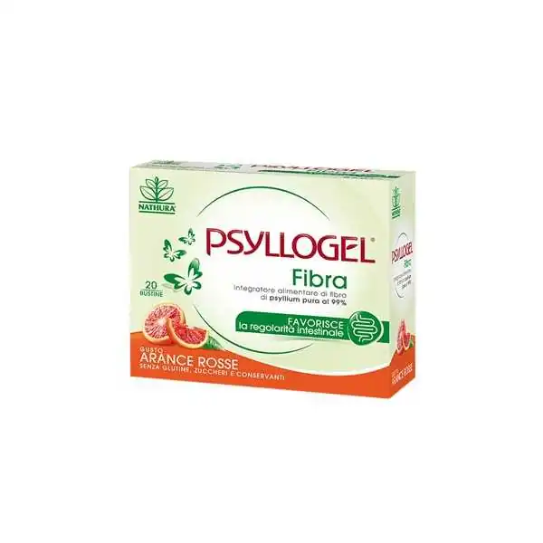 PSYLLOGEL Fibra Arance Rosse 20 Bustine, NATHURA SpA a socio unico